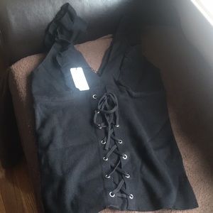 Express corset tank top NWT